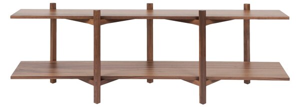 HEM Policová sestava Zig Zag Media, Walnut