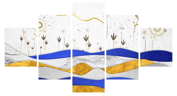 Obraz - Zlaté hory (125x70 cm)