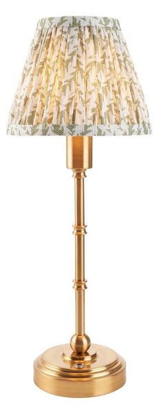 Endon 114800 - LED Stm. nabíjecí stolní lampa BURLEY LED/1,5W/5V mosaz/zelená