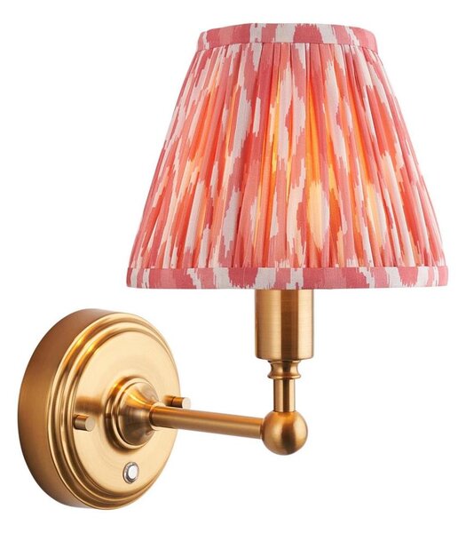 Endon 114817 - LED Stm. nabíjecí nástěnná lampa BURLEY LED/1,5W/5V mosaz/růžová