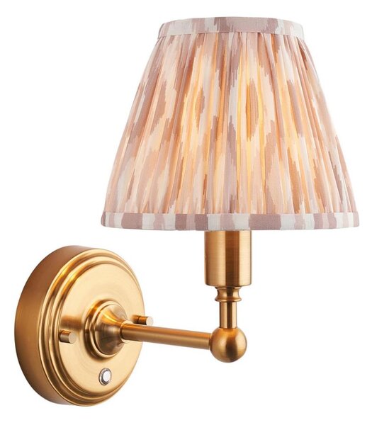 Endon 114831 - LED Stm. nabíjecí nástěnná lampa BURLEY LED/1,5W/5V mosaz/béžová