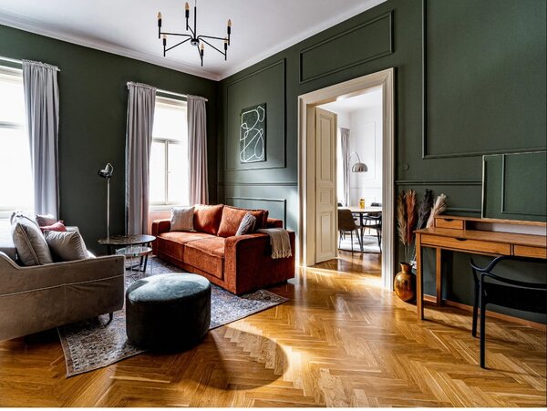 Béžová rozkládací pohovka Emile - Bobochic Paris