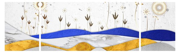 Obraz - Zlaté hory (170x50 cm)