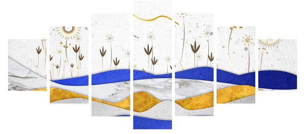 Obraz - Zlaté hory (210x100 cm)