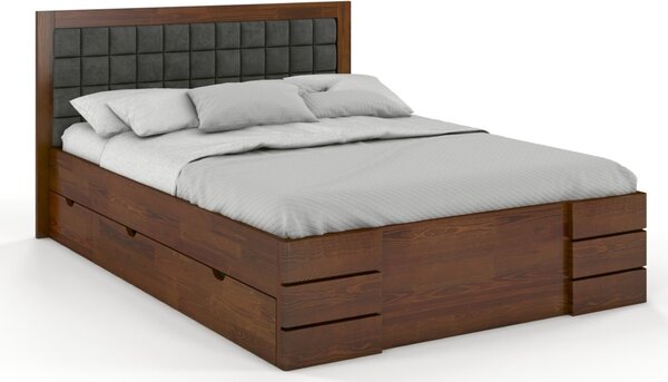 Postel s úložným prostorem - Gotland Drawers - borovice Čalounění postele: 2315, Odstín moření: Borovice přírodní, Rozměr: 120x200