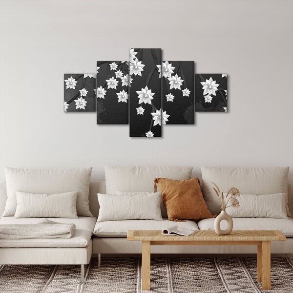 Obraz - Květy na větvích (125x70 cm)