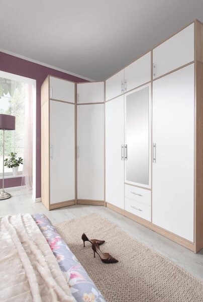 Šatní skříň Smart rohová, artisan