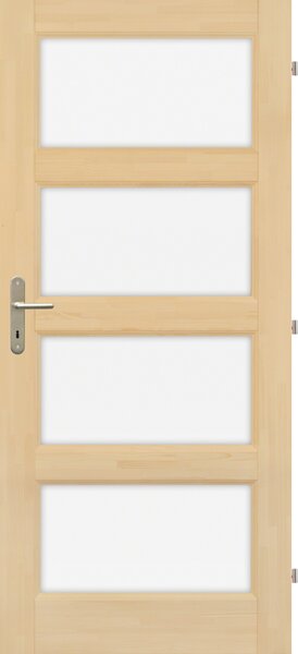 Mand CZ s.r.o. Dřevěné dveře ZDENA 4S (výběr) Orientace Dveří: Levé, Rozměr dle ČSN: 60 / 197
