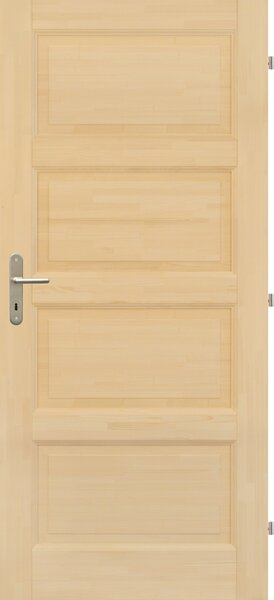 Mand CZ s.r.o. Dřevěné dveře ZDENA 4K (výběr) Orientace Dveří: Pravé, Rozměr dle ČSN: 80 / 197