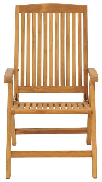Skládací polohovací křesla s polštáři 2 ks, masivní teak 3196433