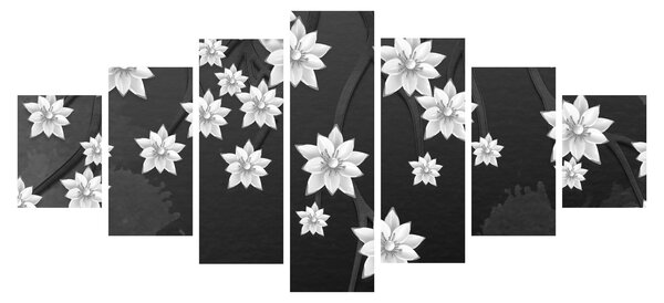 Obraz - Květy na větvích (210x100 cm)
