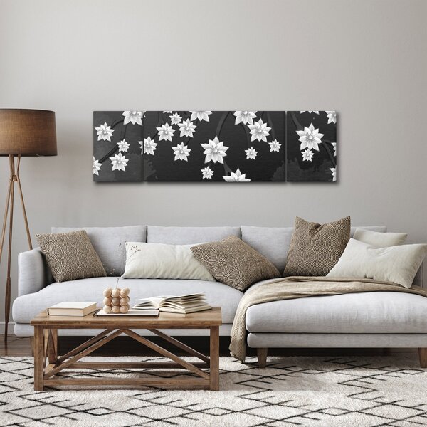 Obraz - Květy na větvích (170x50 cm)