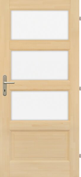 Mand CZ s.r.o. Dřevěné dveře ZDENA 3S1K (výběr) Orientace Dveří: Levé, Rozměr dle ČSN: 60 / 197