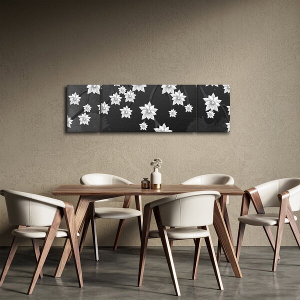 Obraz - Květy na větvích (170x50 cm)