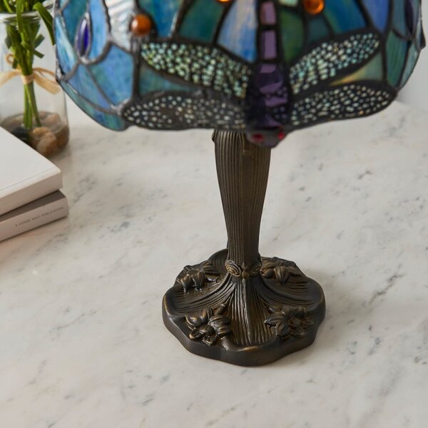 Endon 64088 - Stolní lampa Tiffany DRAGONFLY 1xE14/40W/230V pr. 20 cm