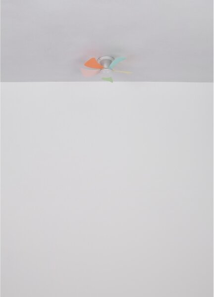 Globo 03609B - LED Stmív. stropní ventilátor HINES 10W/230V 3000-6500K +DO