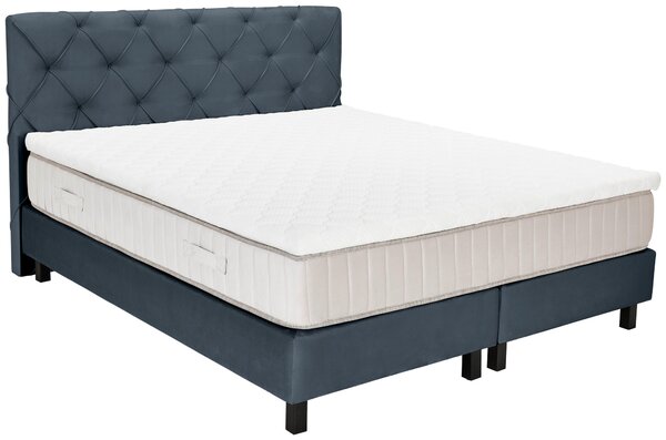 POSTEL BOXSPRING, 180/200 cm, tmavě šedá Esposa - Manželské postele