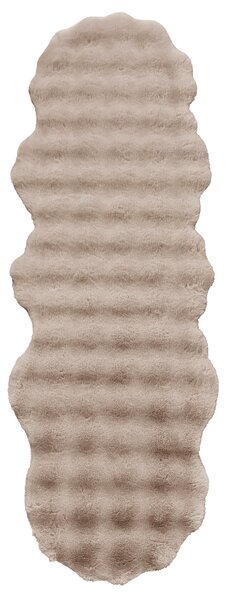 UMĚLÁ KOŽEŠINA, 55/160 cm, béžová - Kůže