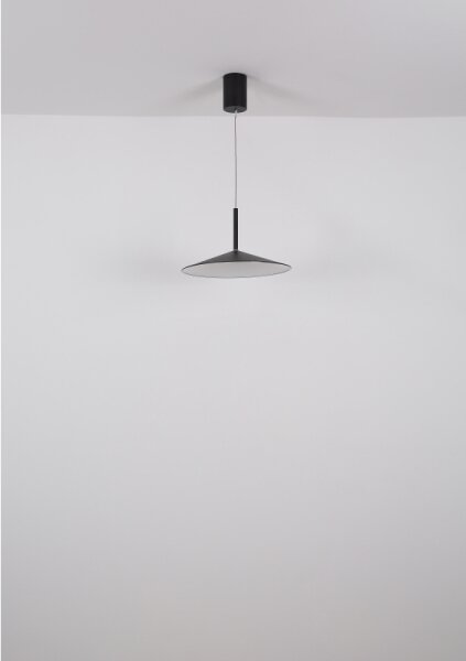 Globo 15635S - LED Lustr na lanku LAMPONE LED/18W/230V 4000K černá