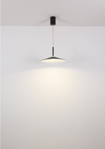 Globo 15635S - LED Lustr na lanku LAMPONE LED/18W/230V 4000K černá