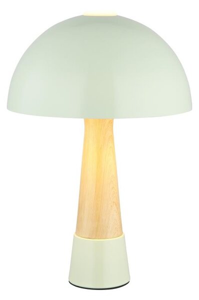 Globo 51570114 - Stolní lampa PAULIN 1xE27ILLU/40W/230V zelená