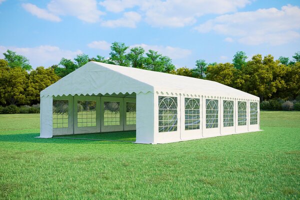 Párty stan 6x12 m PREMIUM - ohnivzdorný barva Bílá