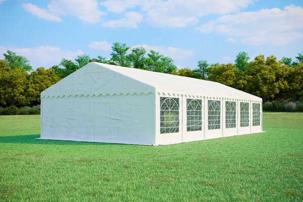 Párty stan 6x12 m PREMIUM - ohnivzdorný barva Modro-bílá