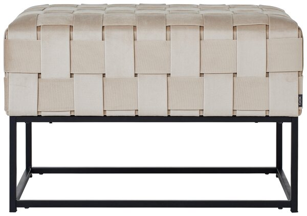 SEDACÍ LAVICE, kov, textil, 71/47/41 cm Xora - Taburety