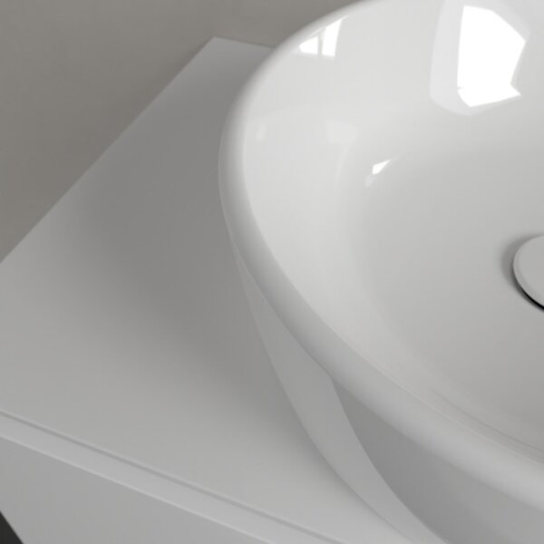 Villeroy & Boch 5A254501 - Umyvadlo na desku ARCHITECTURA pr.45 cm keramika/bílá