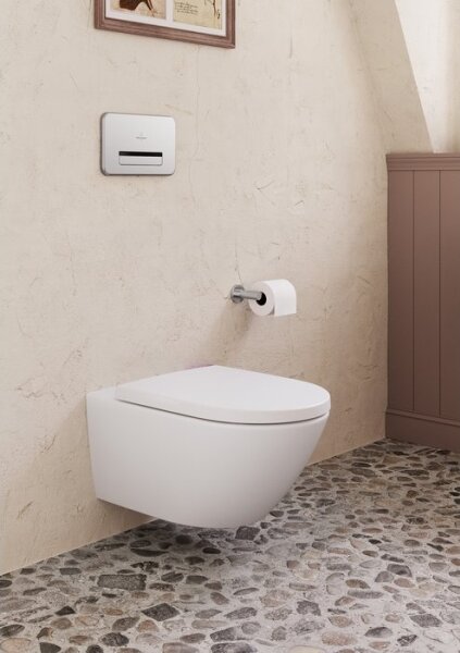 Villeroy & Boch 8M42S1T1 - Záchodové prkénko SoftClose SUBWAY 3.0 bílá