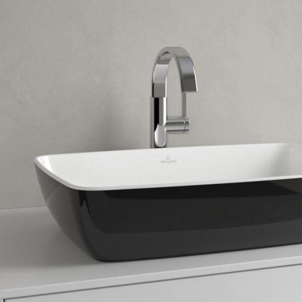 Villeroy & Boch 417258BCT8 - Umyvadlo na desku ARTIS 58x38,5 cm keramika/černá