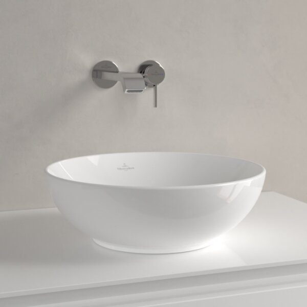 Villeroy & Boch 4A450001 - Umyvadlo na desku LOOP&FRIENDS pr.38 cm keramika/bílá