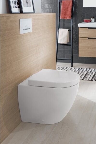 Villeroy & Boch 9M68Q101 - Záchodové prkénko SUBWAY 2.0 bílá