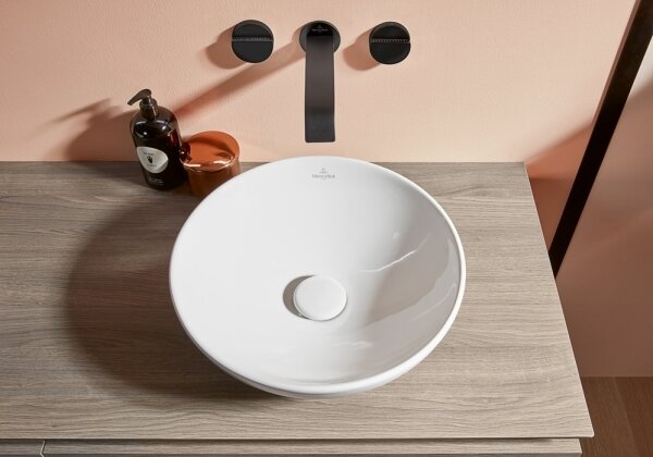 Villeroy & Boch 4A450001 - Umyvadlo na desku LOOP&FRIENDS pr.38 cm keramika/bílá