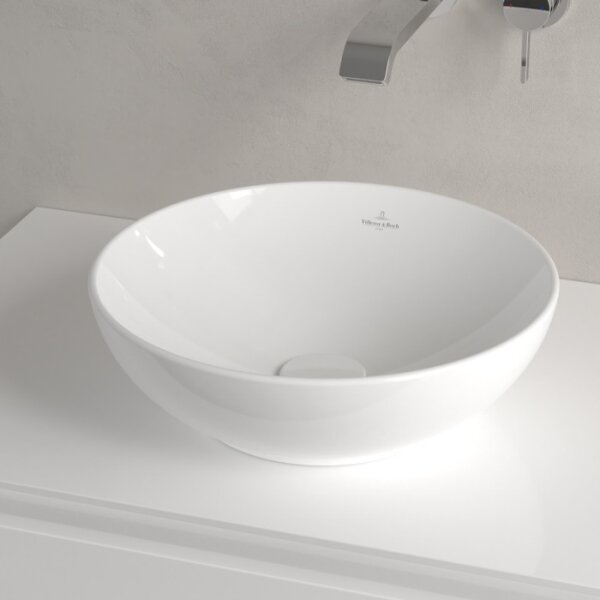 Villeroy & Boch 4A450001 - Umyvadlo na desku LOOP&FRIENDS pr.38 cm keramika/bílá