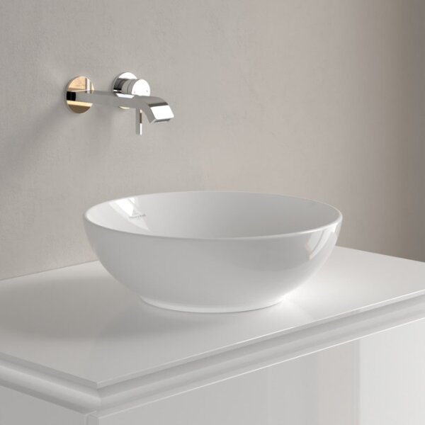 Villeroy & Boch 4A450001 - Umyvadlo na desku LOOP&FRIENDS pr.38 cm keramika/bílá