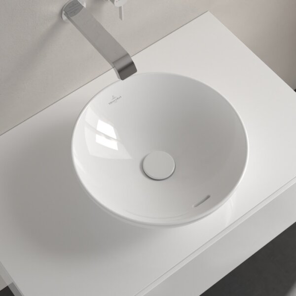 Villeroy & Boch 4A450001 - Umyvadlo na desku LOOP&FRIENDS pr.38 cm keramika/bílá