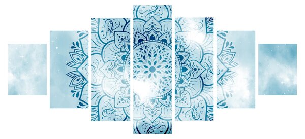 Obraz - Nebeská mandala (210x100 cm)