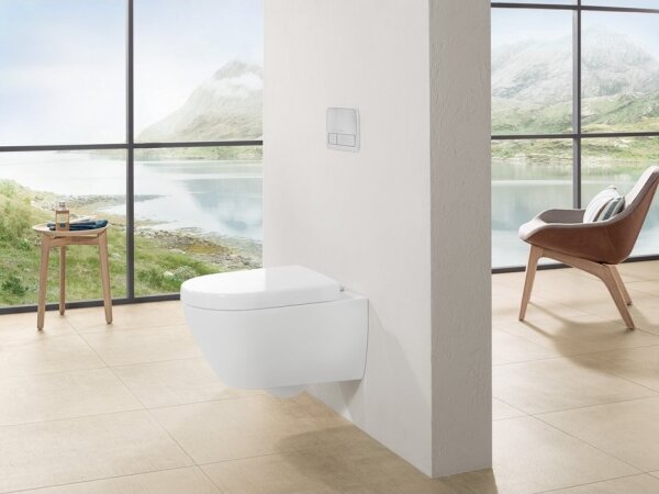 Villeroy & Boch 9M68Q101 - Záchodové prkénko SUBWAY 2.0 bílá