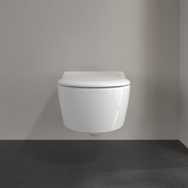 Villeroy & Boch 9M87S101 - Záchodové prkénko SoftClose AVENTO bílá