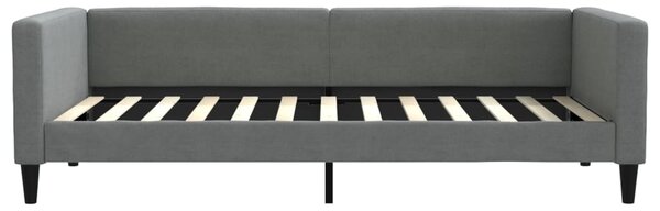 Válenda s přistýlkou tmavě šedá 100 x 200 cm textil 3196584