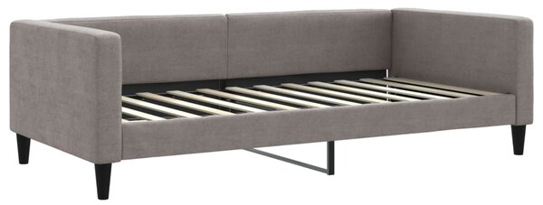 Válenda s přistýlkou taupe 100 x 200 cm textil 3196586
