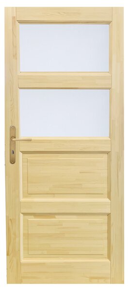 Mand CZ s.r.o. Dřevěné dveře ZDENA 2S2K (rustic) Orientace Dveří: Levé, Rozměr dle ČSN: 70 / 197