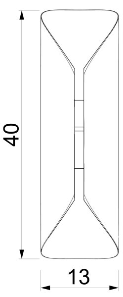 Nástěnné svítidlo BARBOS 2xG9/8W/230V hnědá