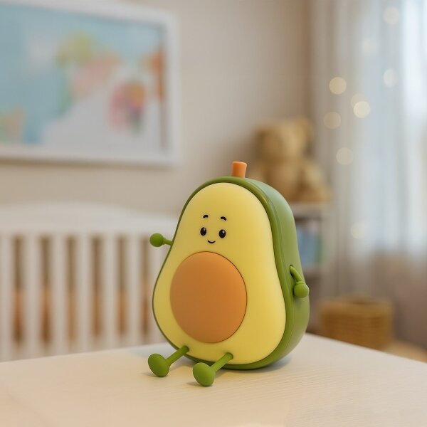 LED Stmívatelné nabíjecí dětské noční světlo AVOCADO LED/1W/5V 1200 mAh