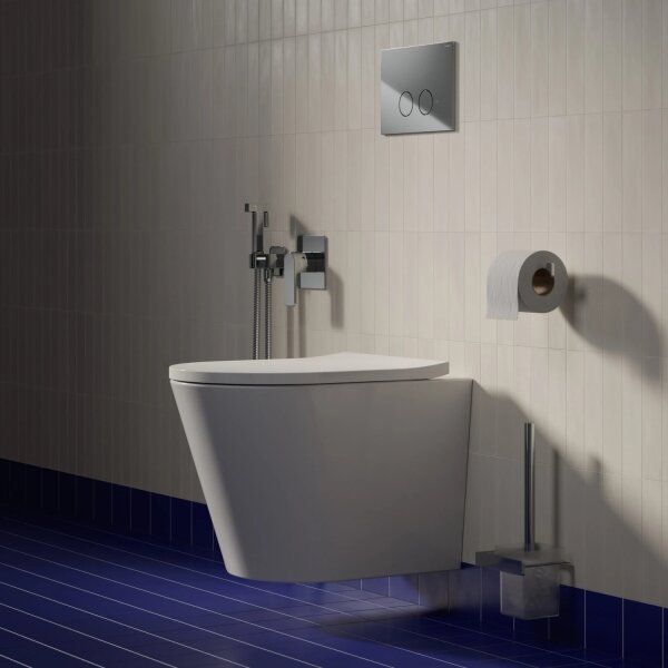 OMNIRES TAMPAMWBP - Závěsné WC s prkénkem SoftClose TAMPA keramika/lesklá bílá