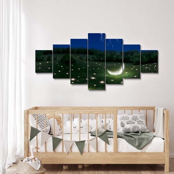 Obraz - Padající nebe (210x100 cm)