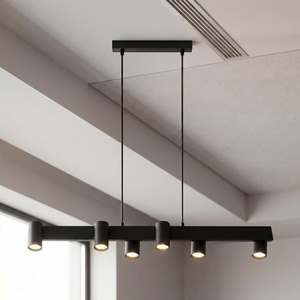 Brilagi - Lustr na lanku SELE 6xGU10/30W/230V černá
