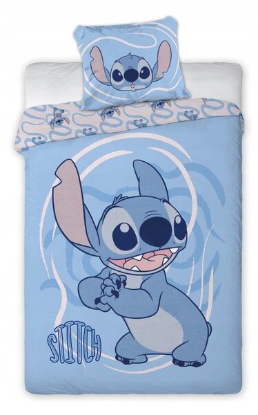 Sada povlečení Faro 140 x 200 cm modrá STITCH DISNEY