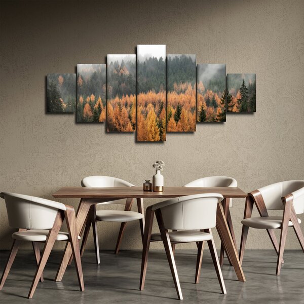 Obraz - Podzimní les (210x100 cm)
